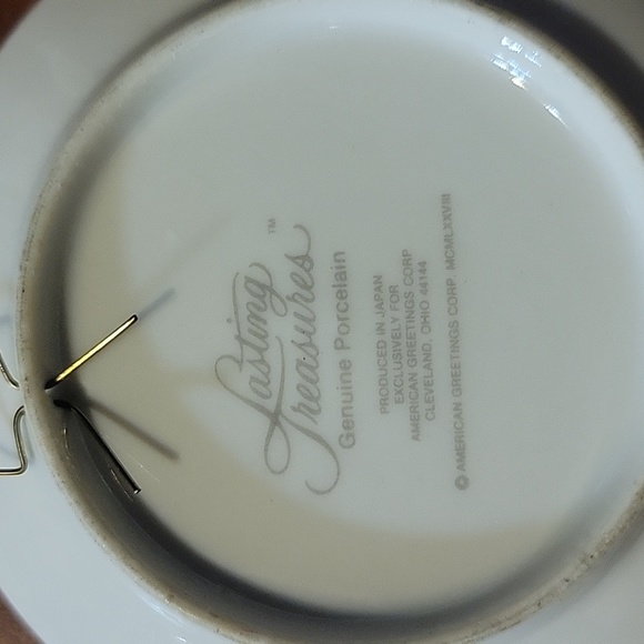 Vtg 78 Holly Hobbie Porcelain Gold Trim Plate Special Grandma Lasting Treasures - Picture 3 of 4